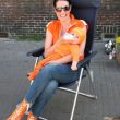 Samen met mama in oranje!