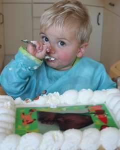 "Ik sabbel de taart gewoon fan me fork..."