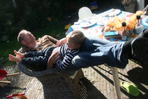 Buikies vol en chillen maar!