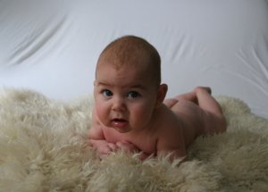 Kwijlend op z'n schapie...