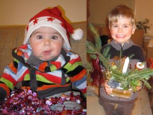 Onze eigen kerstmannetjes!