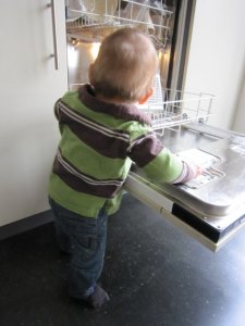 "Ja, ik moet ook al 't harde werk doen hier!"